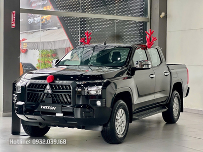 Mitsubishi Triton GLX 2025 bản tiêu chuẩn màu đen