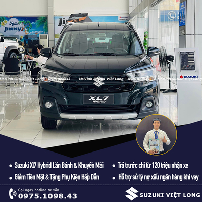 Giá xe Suzuki XL7 Hybrid 2024: Giá lăn bánh kèm khuyến mãi