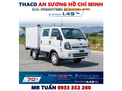 GIÁ XE TẢI KIA K200SD-4WD MỚI NHẤT