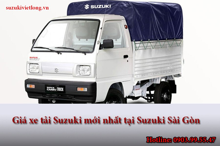 Giá xe tải Suzuki mới nhất tại Suzuki Sài Gòn