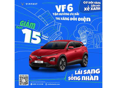 Giá xe vf6 mới nhất tháng 10/2026