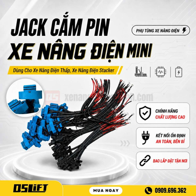 Giắc Cắm Pin Lithium Xe Nâng Tay Điện