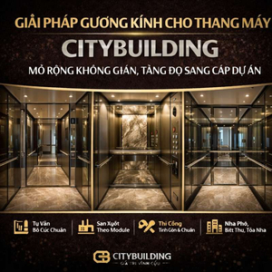 💎 GIẢI PHÁP GƯƠNG KÍNH CHO THANG MÁY CITYBUILDING – MỞ RỘNG KHÔNG GIAN, TĂNG ĐỘ SANG CẤP DỰ ÁN