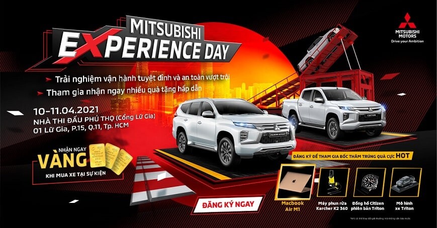 Giải thưởng tại Sự kiện Mitsubishi Experience Day