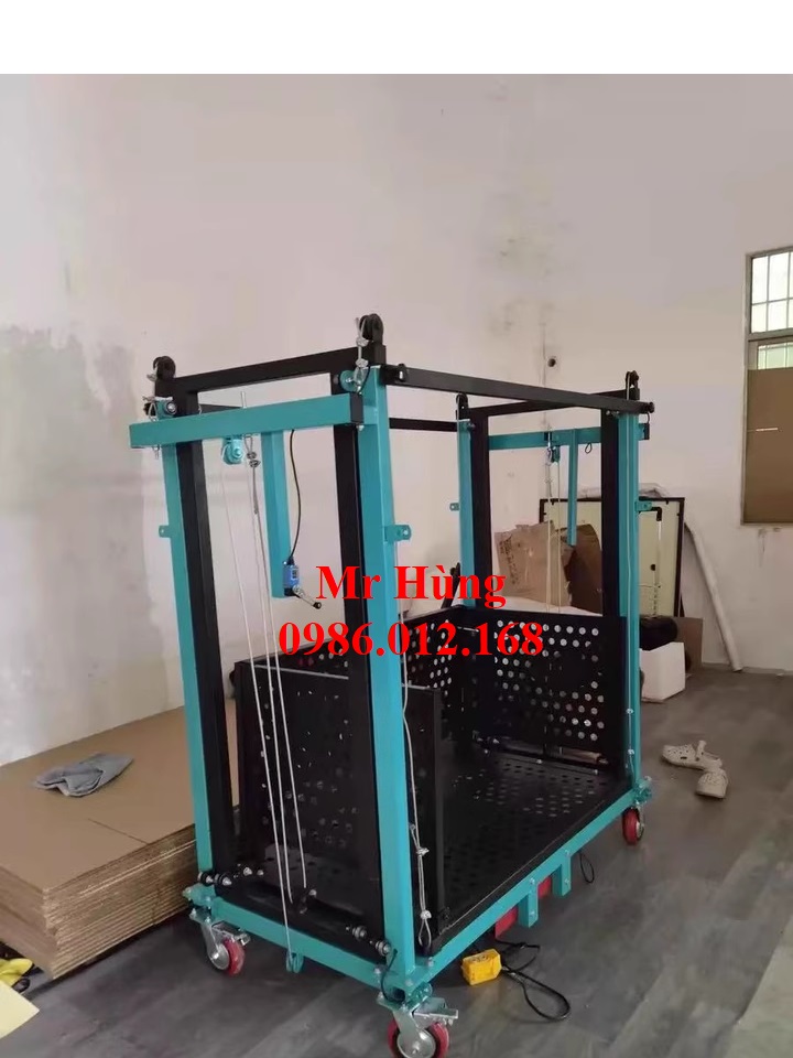 GIÀN GIÁO NÂNG HẠ BẰNG ĐIỆN NÂNG CAO 3M GẤP GỌN HD VIỆT NAM