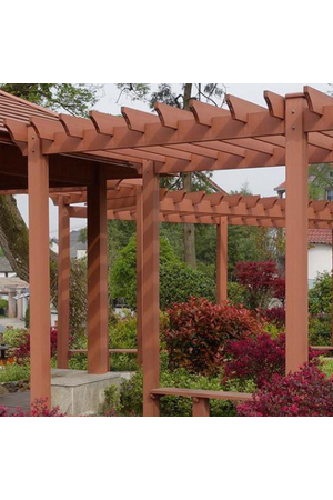GIÀN HOA - PERGOLA GỖ NHỰA