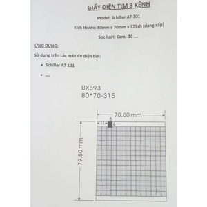 Giấy điện tim Schiller AT 101 (80x70x315)