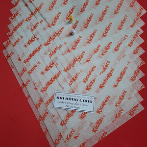 Giấy chống ẩm poluya đã in Logo - Định lượng 17g