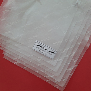 Giấy chống ẩm poluya của Indo đã in Logo - Định lượng 19g