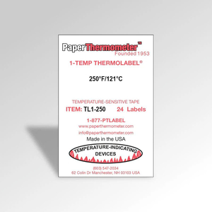 Giấy đo nhiệt độ 1-Temp THERMOLABEL, Nhãn nhiệt 1-Temp Thermolabel