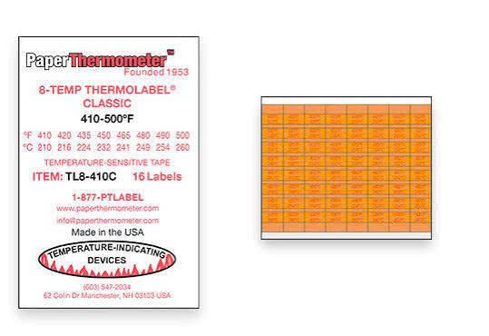 Giấy đo nhiệt độ 8-Temp Classic THERMOLABEL® / nhãn nhiệt 8-Temp Classic THERMOLABEL®
