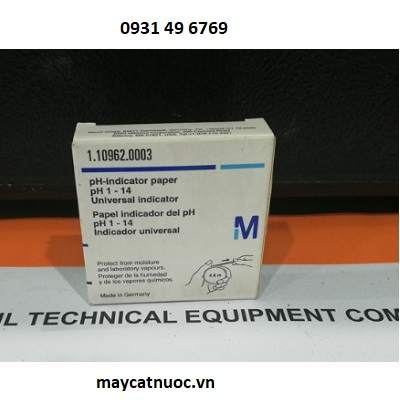 Giấy đo pH 1-14 Merck 1109620003