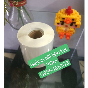 Giấy in hóa đơn bóc dán (Decal nhiệt liên tục)