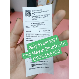 Giấy in hóa đơn K57*38mm