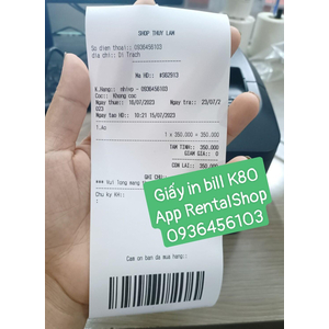 Máy in bill kết nối điện thoại App RentaShop Xprinter D200UL