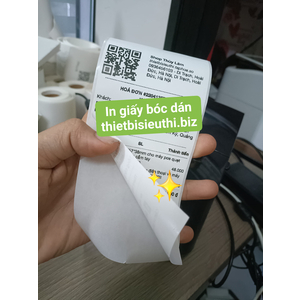 Giấy in hóa đơn bóc dán (Decal nhiệt liên tục)