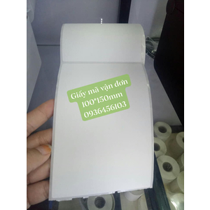 Giấy in mã vận đơn thương mại điện tử 100*150mm (Giấy in tem nhiệt 100*150mm)