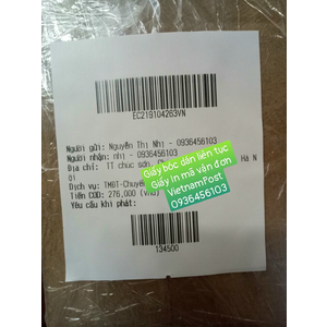 Máy in đơn hàng Vietnam Post kết nối điện thoại Iphone