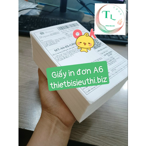 Giấy in nhiệt A6 dạng tệp 500 tờ: In đơn Shopee, Tiktok Shop, các sàn thương mại điện tử, in đơn các đơn vị vận chuyển.