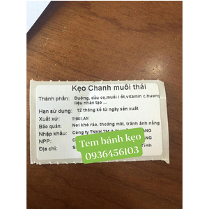 Máy in tem mã vạch cho Tiệm bánh ngọt
