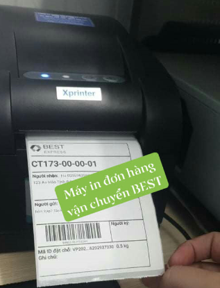 Giấy in tem đơn hàng vận chuyển BEST INC