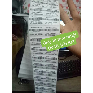 Máy in tem mã vạch cho cửa hàng Điện thoại Di Động