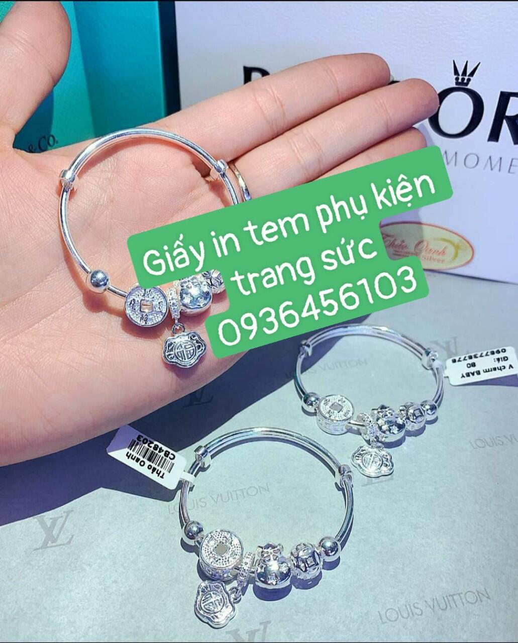 Giấy in tem phụ kiện trang sức