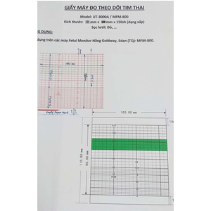 Giấy monitor sản khoa Goldway UT-3000A, Edan MFM-800 (112 x 100 x 150)