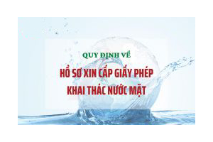 Giấy phép khai thác nước mặt