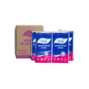 Giấy rút đáy treo tường đa năng Posy, 1280 tờ, 4 lớp
