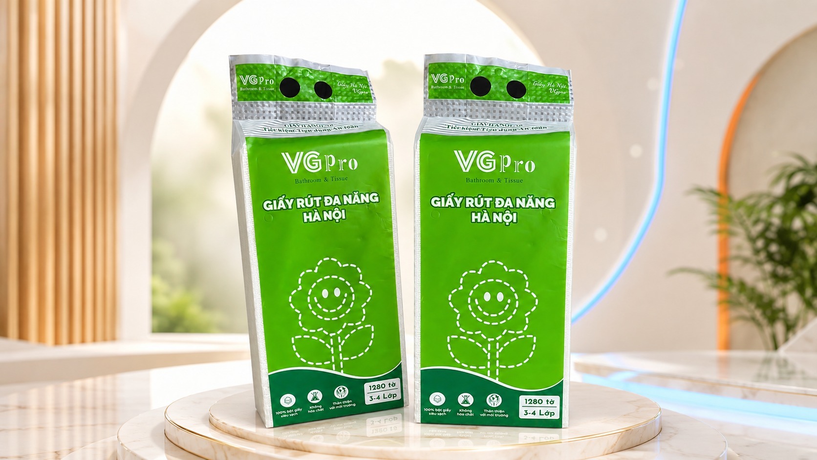 Giấy rút đáy đa năng VGPro 1280 tờ