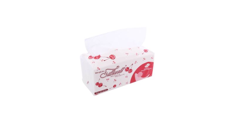 Giấy rút lụa Silkwell Cherry 280 tờ 2 lớp