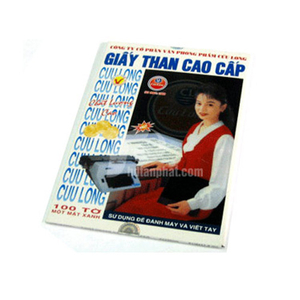 Giấy Than Cửu Long xanh A4