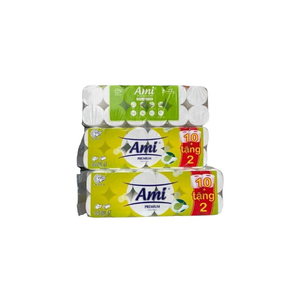 Giấy vệ sinh ami 10 cuộn,4 lớp cao cấp
