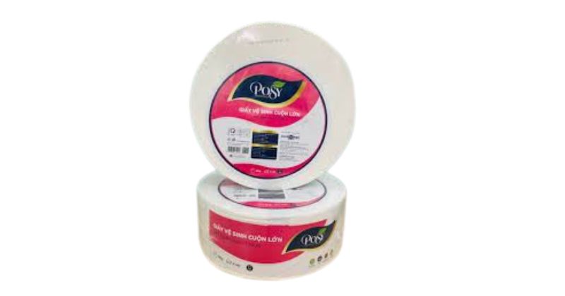 Giấy Vệ Sinh Cuộn Lớn Posy 680g 3 Lớp
