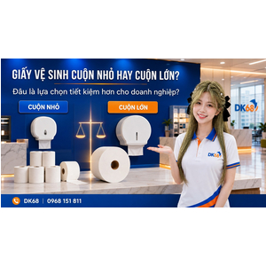 Giấy vệ sinh cuộn nhỏ hay cuộn lớn? Đâu là lựa chọn tiết kiệm hơn cho doanh nghiệp?