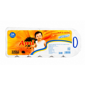 Giấy vệ sinh em bé AMI 10 cuộn