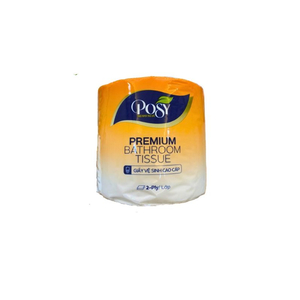Giấy vệ sinh cao cấp Posy có lõi 10 cuộn,2 lớp