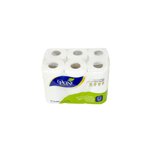 Giấy vệ sinh cao cấp Posy economic có lõi 12 cuộn,2 lớp