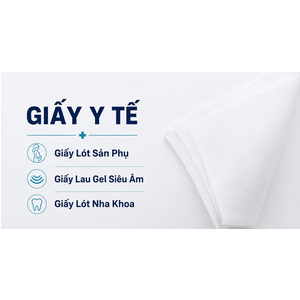 Giấy Y Tế, Giấy Lót Sản Phụ, Giấy Lau Gel Siêu Âm ,Giấy lót nha khoa 40x 30cm