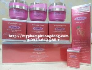 GINSENG Kem trị nám dưỡng trắng da chiết xuất từ nhân sâm Hàn Quốc