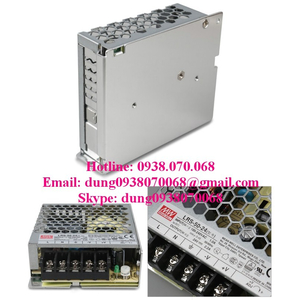 Giới thiệu Bộ nguồn MEAN WELL LRS-50-48, LRS-50-3.3, LRS-50-5, LRS-50-12, LRS-50-15, LRS-50-24, LRS-50-36