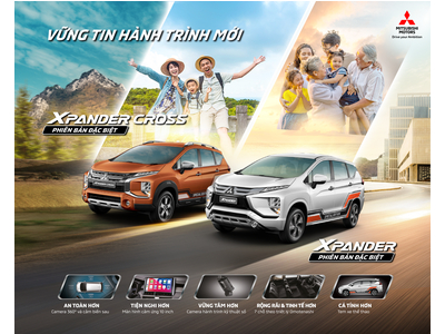 GIỚI THIỆU MẪU XE MITSUBISHI XPANDER VÀ XPANDER CROSS PHIÊN BẢN ĐẶC BIỆT