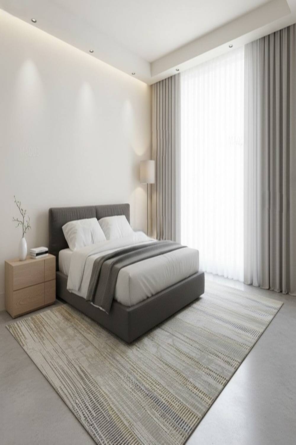 Thảm trang trí phòng khách - trải giường phòng ngủ MA003 - ALLORA