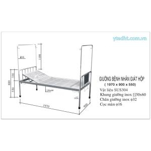 Giường bệnh nhân inox
