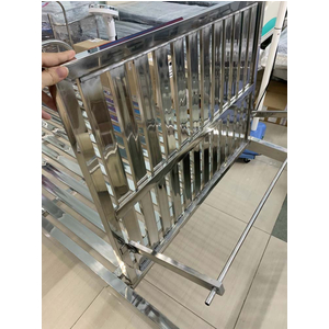 Giường inox nâng đầu