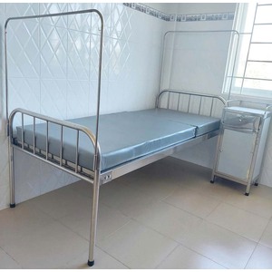 Giường inox nâng đầu