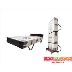 GIƯỜNG PHỤ KHÁCH SẠN KIỂU ĐỨNG NỆM LÒ XO 25cm HRC-04