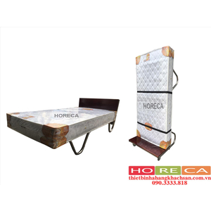 GIƯỜNG PHỤ KHÁCH SẠN KIỂU ĐỨNG NỆM LÒ XO 22cm- HRC-03