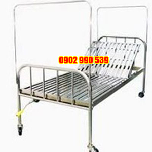 Giường y tế có bánh xe và cần quay